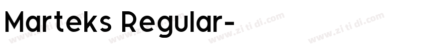 Marteks Regular字体转换